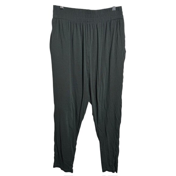 Eberjey Oversize Aloe Infused Cotton Blend Pajama Pants size Medium gray - Picture 2 of 10